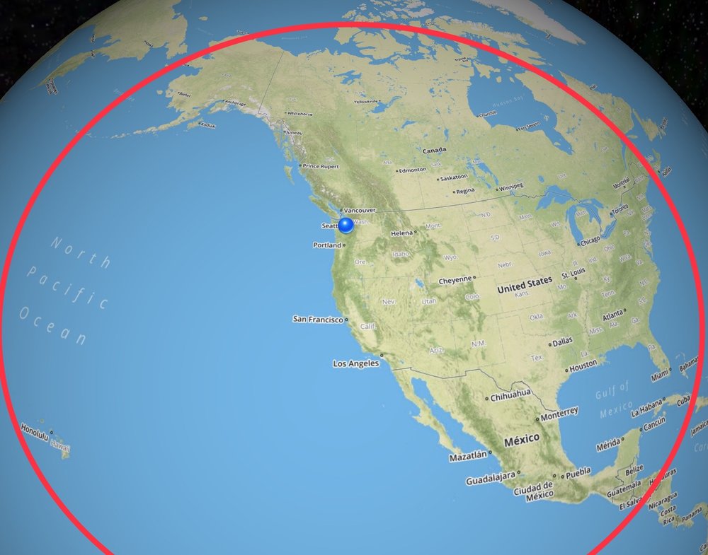 Citation X Range Map