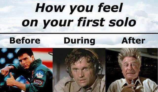 how you feel on your first Solo